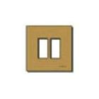 Placca 2M allum. scatto bronzo product photo