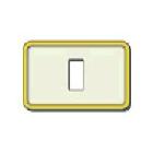 Placca 1M resina scatto avorio-oro product photo