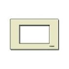 Serie 8000 Placca 3Msp resina scatto avorio product photo