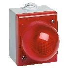 Segnalatore IP55 diffusore rosso product photo
