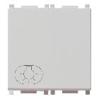 Vimar Plana 14008.2.L.SL Pulsante 1P NO 10A luce 2M Silver product photo
