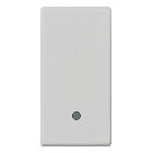 Vimar Plana 14021.SL Tasto 1M illuminabile Silver product photo