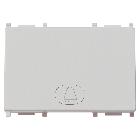 Vimar Plana 14023.C.SL Tasto 3M simbolo campanello Silver product photo