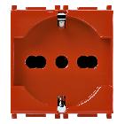 Vimar Plana 14210.AB.R Presa 2P+T 16A univ. antibatterico rosso product photo