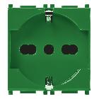 Vimar Plana 14210.AB.V Presa 2P+T 16A univ. antibatterico verde product photo