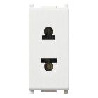 Vimar Plana 14233 Presa 2P 16A USA+EU ø4,8mm bianco product photo