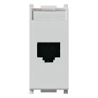 Vimar Plana 14338.8.SL Presa RJ45 Netsafe Cat5e UTP Silver product photo