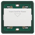 Interruttore a badge 230V bianco product photo