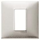 Vimar Plana 14641.81 Placca 1M alluminio spazzolato product photo