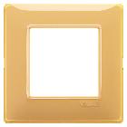 Vimar Plana 14642.43 Placca 2M Reflex ambra product photo