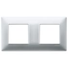 Placca 4M (2+2) int71 argento opaco product photo