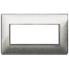 Vimar Plana 14649.27 Placca 5M BS tecnopolimero Silver product photo