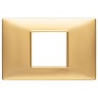 Placca 2M centrali oro opaco product photo