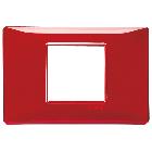 Vimar Plana 14652.51 Placca 2M centrali Reflex rubino product photo