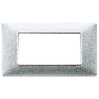 Vimar Plana 14654.20 Placca 4M argento opaco product photo