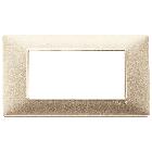 Vimar Plana 14654.22 Placca 4M champagne opaco product photo