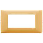 Vimar Plana 14654.43 Placca 4M Reflex ambra product photo