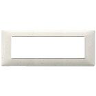 Vimar Plana 14657.06 Placca 7M bianco granito product photo
