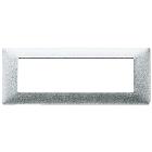 Vimar Plana 14657.20 Placca 7M argento opaco product photo