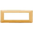 Vimar Plana 14657.43 Placca 7M Reflex ambra product photo