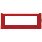 Vimar Plana 14657.51 Placca 7M Reflex rubino product photo