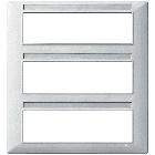 Vimar Plana 14691.20 Placca 21M argento opaco product photo