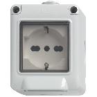 Plana-Contenitore IP55 2M+presa univers product photo