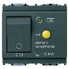 Vimar 16511.10 Idea Interruttore MTDiff.1P+N C10 10mA grigio product photo