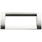 Vimar 16736.34 Idea Placca Classica 6M nichel spazzolato product photo