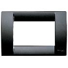Vimar 16743.16 Idea Placca Classica 3M nero product photo