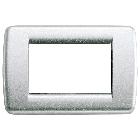 Vimar 16753.21 Idea Placca Rondò 3M argento metall. product photo