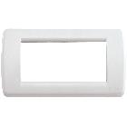Vimar 16764.04 Idea Placca Rondò 4M bianco product photo