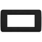 Idea Placca Rond&ograve; 4M Silk nero product photo