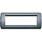 Vimar 16766.15 Idea Placca Rondò 6M grigio grafite product photo