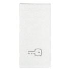 Vimar Arké 19021.P.B Tasto 1M simbolo chiave bianco product photo