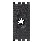 Vimar Arké 19044 Passacavo con serracavo grigio product photo