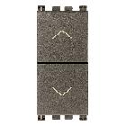 Vimar Ark&eacute; 19062.M Due pulsanti interblocc. NO+NO 10A Metal product photo