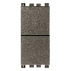Vimar Arké 19066.M Due pulsanti indipend.NO+NO 10A Metal product photo