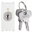 Vimar Arké 19086.B Pulsante 2P NO 16A +chiave bianco product photo