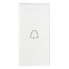 Vimar Ark&eacute; 19131.C.B Tasto 1M simb. campanello assiale bianco product photo