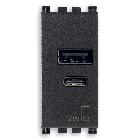 Vimar Arké 19292.AC Alimentatore USB A+C 12W2,4A5V 1M grigio product photo
