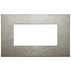 Vimar Arké 19654.08 Placca Classic 4M acciaio spazzolato product photo