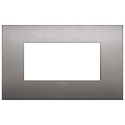 Vimar Arké 19654.10 Placca Classic 4M nichel nero product photo