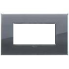 Vimar Arké 19654.61 Placca Classic 4M Reflex grigio fumè product photo
