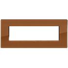 Vimar Arké 19657.62 Placca Classic 7M Reflex caramel product photo