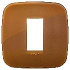 Vimar Arké 19671.62 Placca Round 1M Reflex caramel product photo