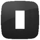 Vimar Arké 19671.81 Placca Round 1M nero product photo