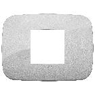 Vimar Arké 19682.89 Placca Round 2M centrali silver product photo