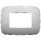 Vimar Arké 19683.28 Placca Round 3M cromo product photo