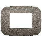 Vimar Arké 19683.80 Placca Round 3M Metal product photo